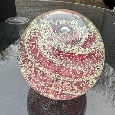 Art Glass Paperweight Large