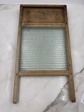Glass Washboard Ribbed Laundry