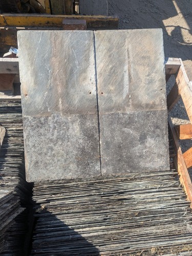 Reclaimed delabole roof slates - reclaimed,