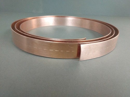Copper earthing strip - copper, bare