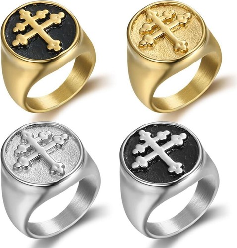 Men punk stainless steel - stainless,