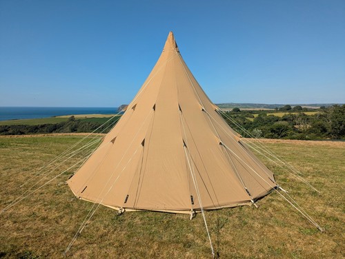 Canvas tipi tent - canvas,