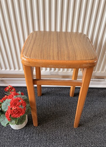 Vintage wooden stool bar - wooden,