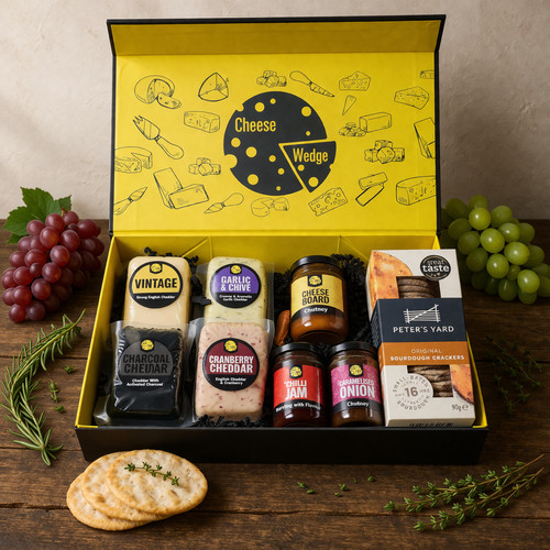 Cheese gift box with - box,