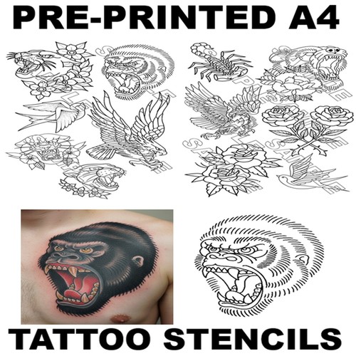 Pre printed tattoo - pre-printed,