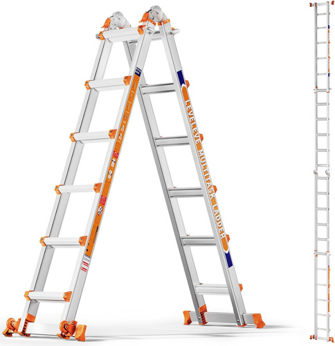 Telescoping frame ladder - frame,