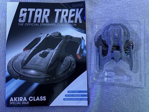 Star trek eaglemoss akira - star, eaglemoss.
