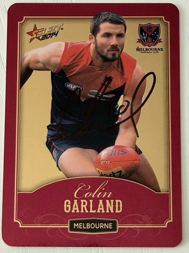 Colin garland signed 2014 - signed, afl