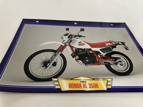 Honda xl350r 1984 - 1984, 350