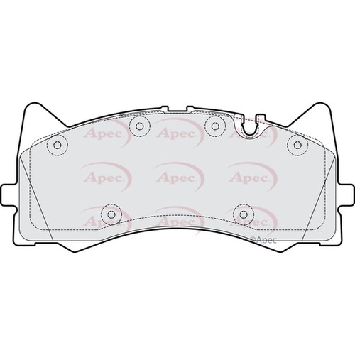 Brake pads set - pads, mercedes