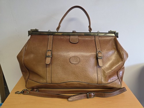 Carriage leather tan - leather, gladstone