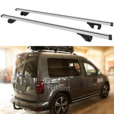 53" Car Roof Rack Cross Bars Lockable Luggage Cargo Carrier For VW Caddy IV