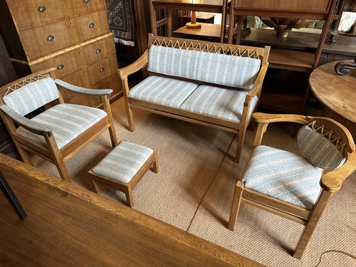Bespoke mid century oak sofa - bespoke,