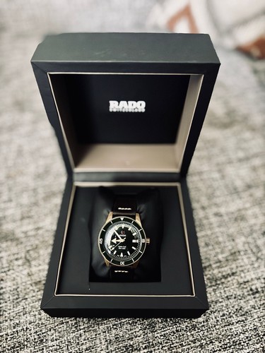 Rado captain cook 42mm bronze - rado,