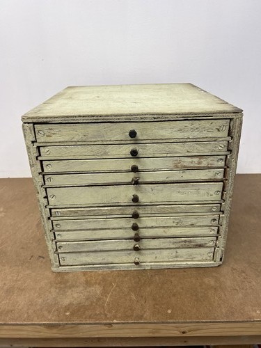 Vintage wooden multi drawer - vintage, multi-drawer