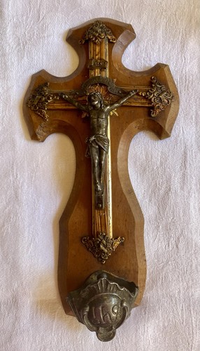 Antique french inri wall - french,