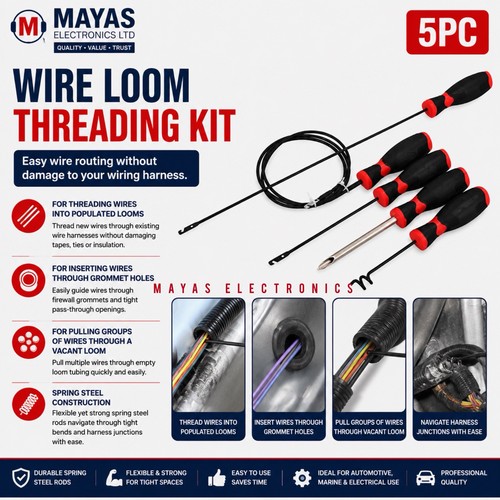 5pc automotive wiring loom - 5pc,