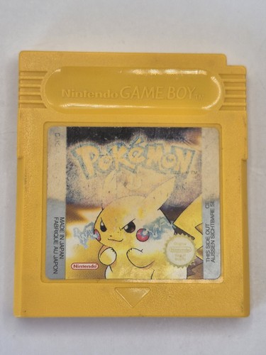 Genuine pokemon yellow - pokemon,