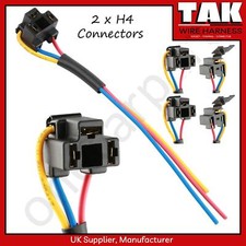 2 x H4 Headlight Bulb Holder