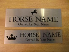 Quality Personalised Horse / Pony Stable Door Sign / Name Plate /plaque