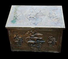 Small Vintage Brass Bound