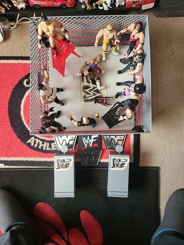 Wwf attitude era ring cage - attitude,
