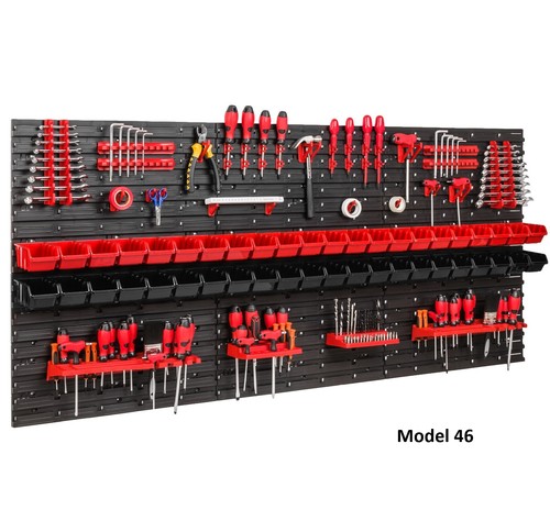 Wall mounted tool peg board - tool,