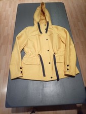 Water Proof Jacket Yellow Size 10 Women's Rain Coat Lightweight
