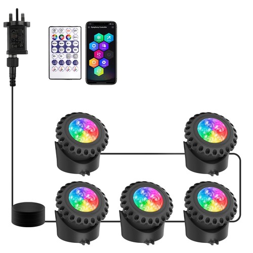 Sun rgb pond lights - lights, mains
