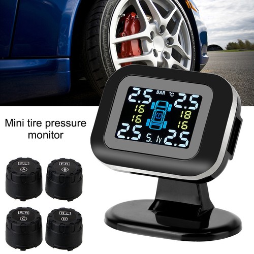 Tpms car solar wireless tire - wireless,