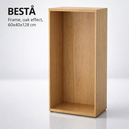 Ikea besta frame oak - frame,