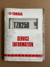 YAMAHA SUPPLEMENTARY WORKSHOP SERVICE INFORMATION MANUAL TZR250 TZR 250 2MA 1987