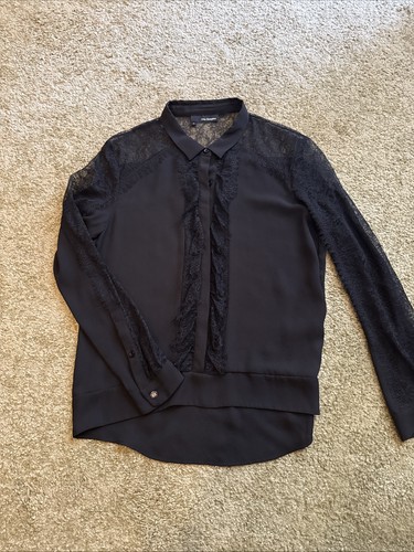 The kooples black blouse with - kooples,