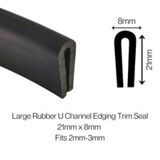 Large Rubber U Channel Edging