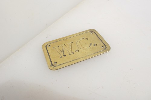 Small vintage brass - vintage, toilet