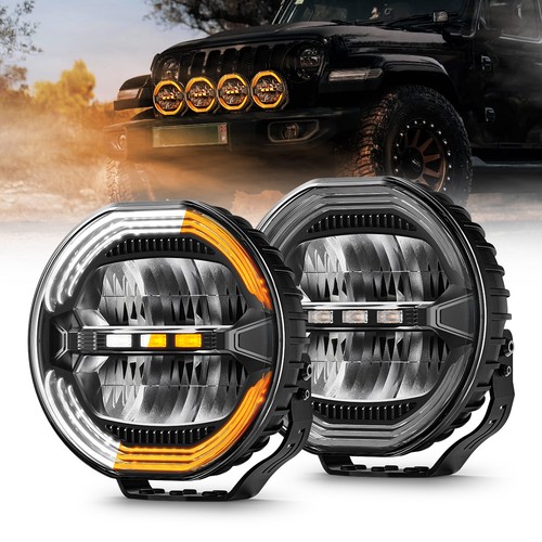 7inch halo drl round led - 7inch/9",