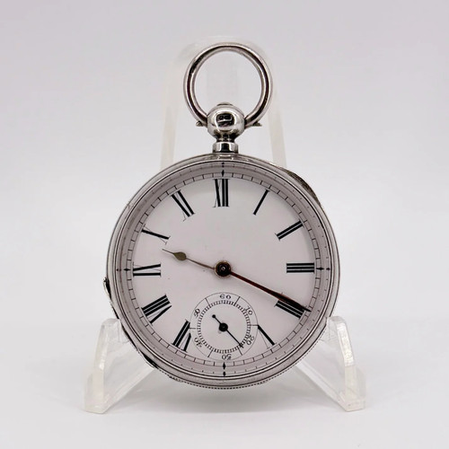Antique silver waltham pocket - antique,