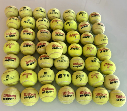 Used tennis balls bulk dog - used,