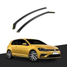 VW GOLF MK7 2013-2019 3 Door Hatchback Wind Deflectors 2pc Tinted