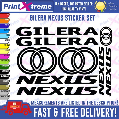 Gilera nexus decals stickers - nexus, decals/stickers