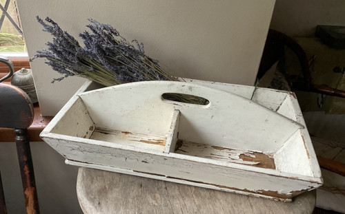 Antique wooden butler trug - antique,