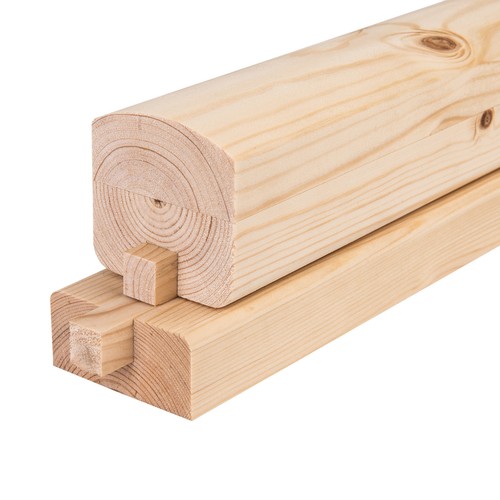 Pine 13mm handrail and base - pine,