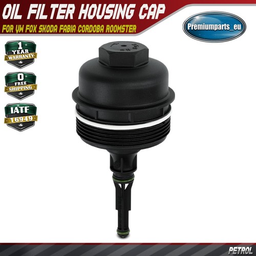 Oil filter housing cap - filter, for