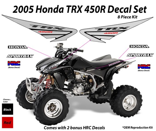 2005 honda trx 450r - honda, decal