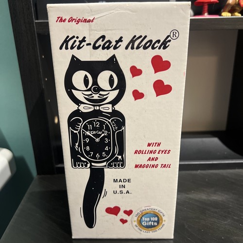 Kit cat klock classic - klock, black-