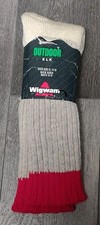 Vtg Wigwam Outdoor Elk Socks 85% Woolen Spun Mens Size 13-15 XL NOS