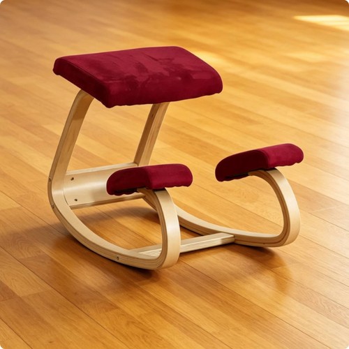 Wooden rocking kneeling chair - wooden,