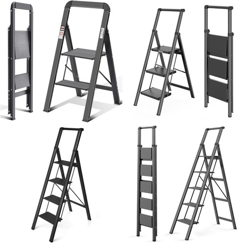 5 step ladders - 3,, 4