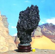 Superb Silicon Carbide / Carborundum Crystal Mineral Specimen on Stand - 580g
