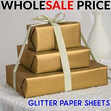 Wrapping Paper Glitter Gift Present Birthday Wrap Wedding Party Sheet 69CMX49CM